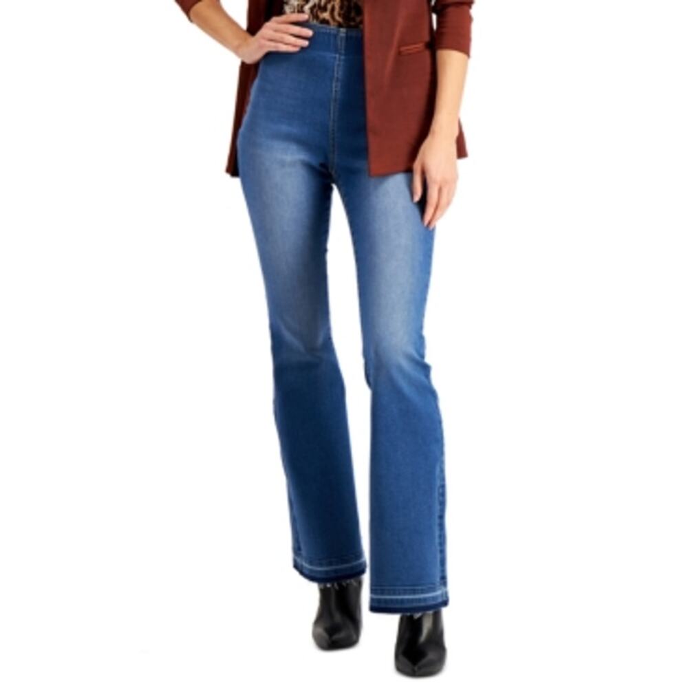International Concepts Plus Size Pull-on Flare-Leg Jeans Size 14W NWT